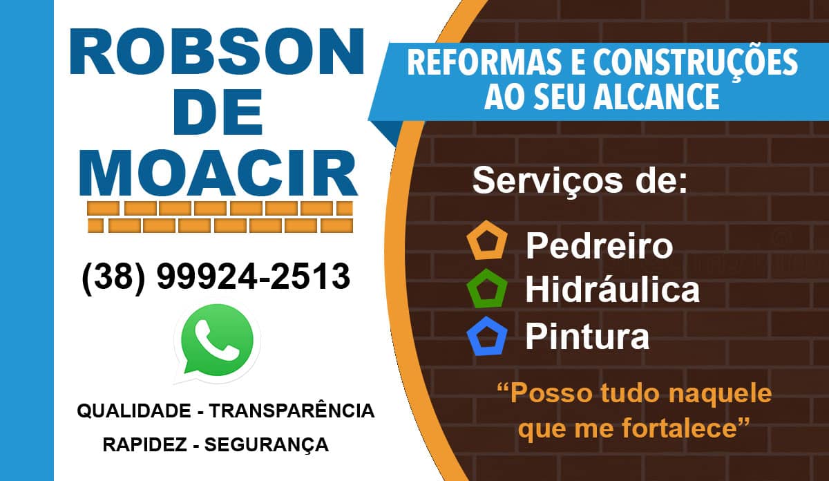 Robson de Moacir pedreiro